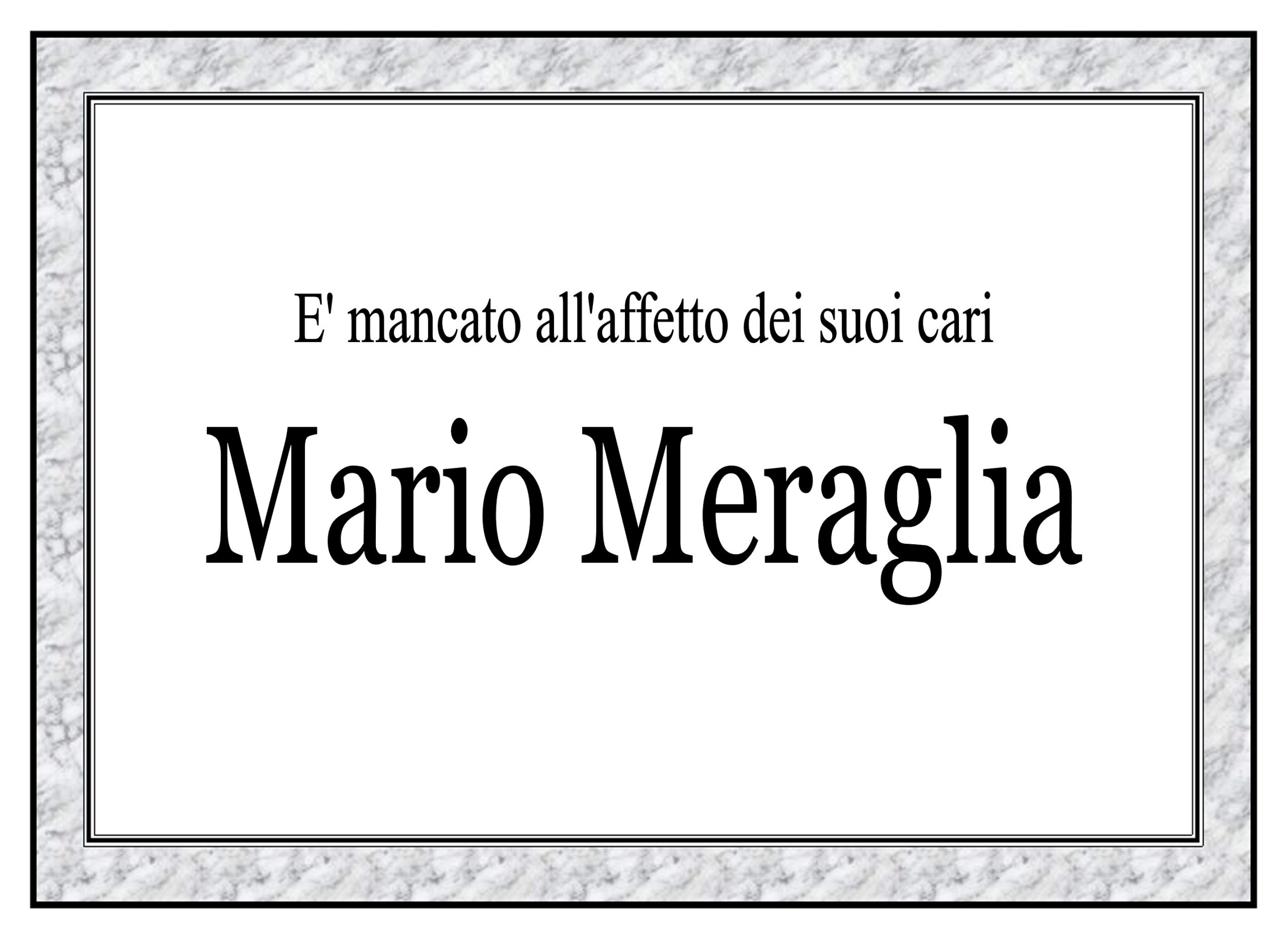 Mario Meraglia